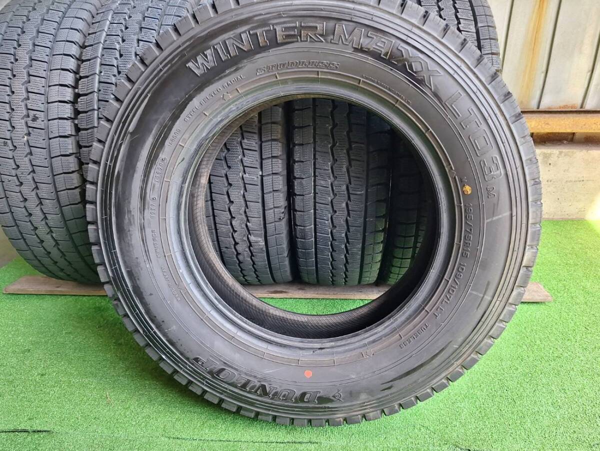 195/75R15（109/107L　LT）ダンロップ/WINTERMAXX　LT03M【2020年】6本セット！　№391-6D_画像5