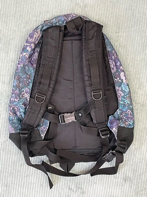  американский производства MADE IN USA старый Logo Gregory GREGORY рюкзак рюкзак Day Pack Day Pack цветочный принт Royal гобелен [ta-1008]