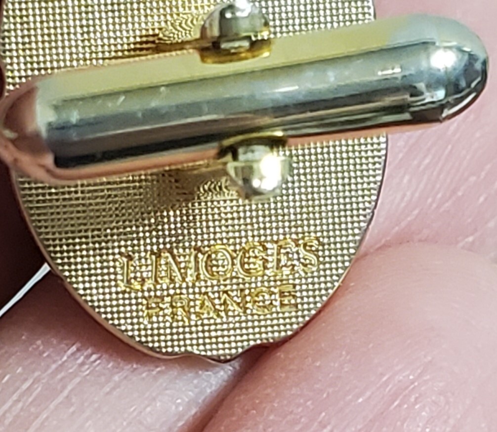 ●LIMOGES●カフスボタン　メンズ　1,5㎝×2,2㎝　14,2ｇ　きれいめ_画像9