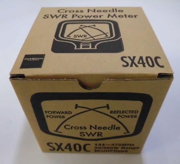 SX40C（交差形電力計） クロスニードルSWRパワー計