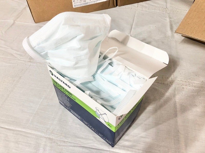 [ new goods ] surgical mask light one 50 sheets insertion ×6 box ×5 box HALYARD 48100 (160) SC27DK-W#24