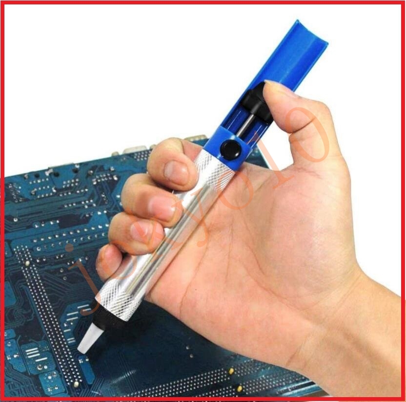  free shipping half rice field rocker blotter solder absorption vacuum solder removal pump DIY work tool power supply un- necessary cleaner convenience . easy . size 