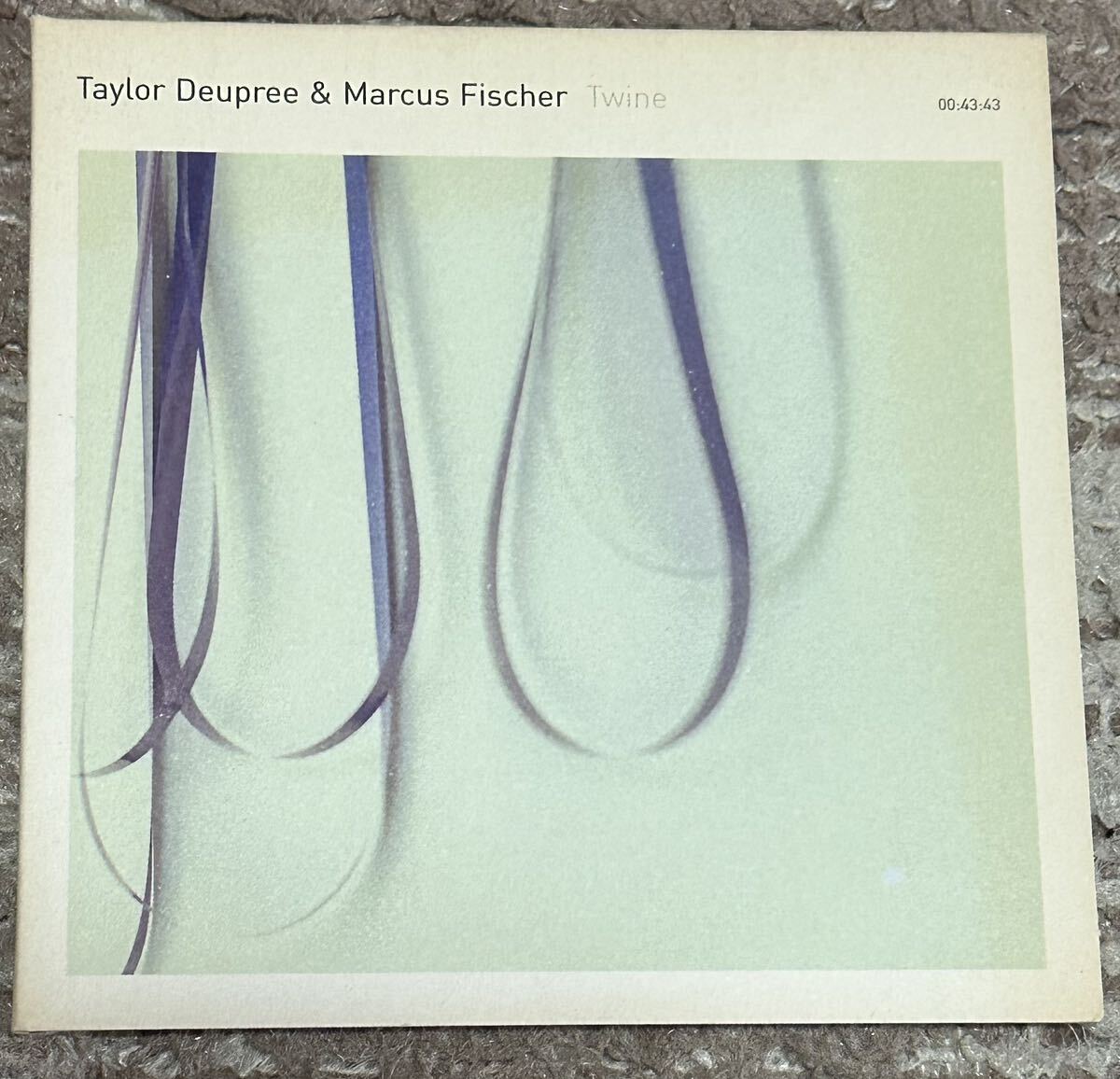 廃盤最安　12k CD　テイラー・デュプリー　Taylor Deupree & Marcus Fischer TWINE CD Limited edition of 1000. /Experimental, Ambient,_画像1