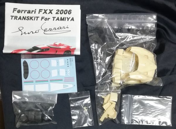 SSM フェラーリ FXX 2006 トランスキットForタミヤ ガレージキット 1/24 レジンキャストキット Ferrari_画像2