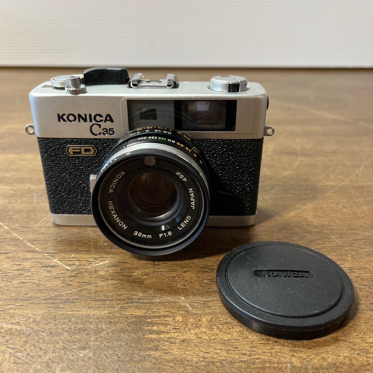 Konica コニカ C35 FD / HEXANON 38mm F1.8 フィルムカメラ コンパクトカメラ レトロ (3-2_画像1