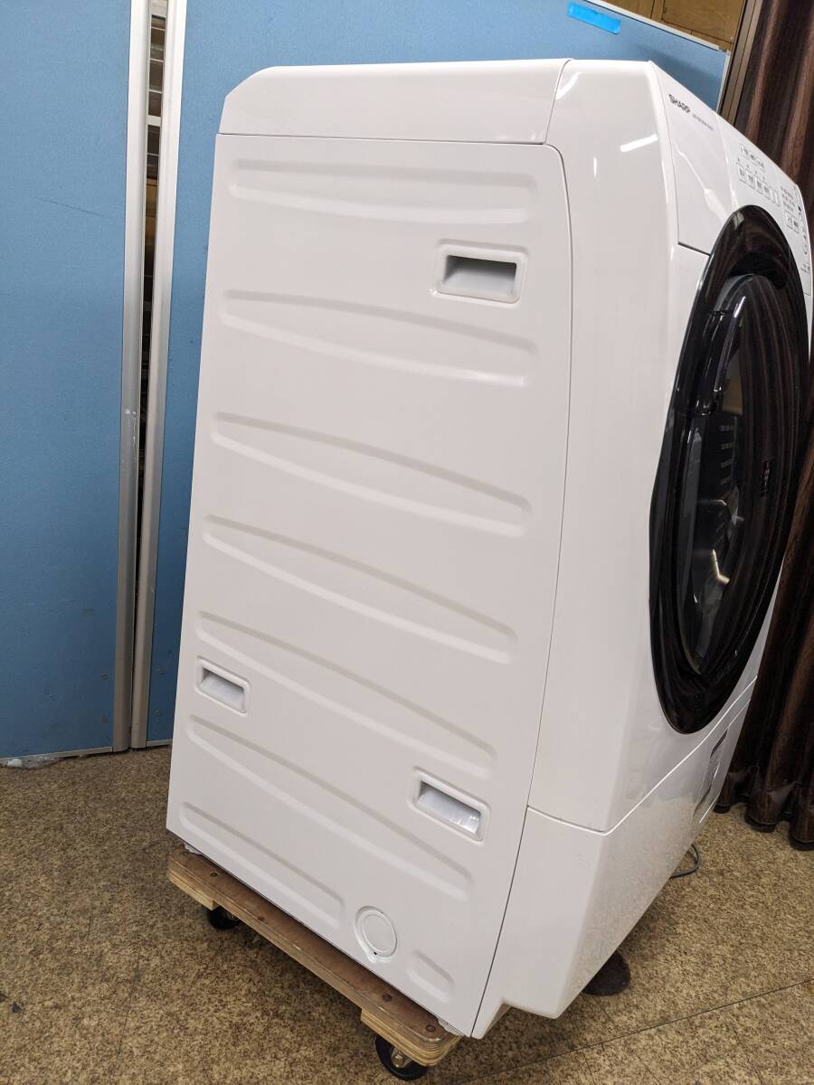 【高年式】 SHARP ドラム式電気洗濯乾燥機 洗濯/乾燥 7.0/3.5kg 2023年製 ES-S7H-WR 真下排水対応 自動お掃除 UOS DY AB-149_画像4