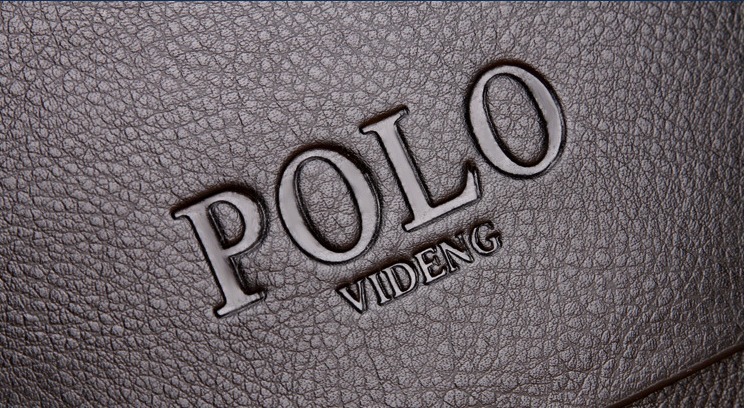 1円～ POLO VIDENG 新品 メンズ ショルダーバッグ ブラック 黒 横型 高級PUレザー ビジネス 大人気 ブランド 多機能 機能性 耐久 上質 質感の画像8