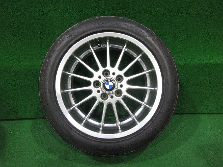 希少/良品★BMW 7シリーズ E38 Mスポーツ 純正 18インチ 18×9J +22 18×8J +20 120-5穴 溝有★MICHELIN 255/45R18 235/50R18 ラジアル 4本_画像4