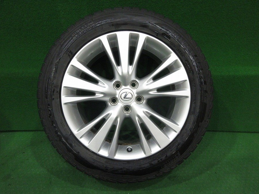 良品★レクサス RX450h 純正 19インチ アルミ 19×7.5J +35 溝有★WINTERMAXX SJ8 235/55R19 101Q スタッドレス 4本[ハリアー/RAV4]_画像4