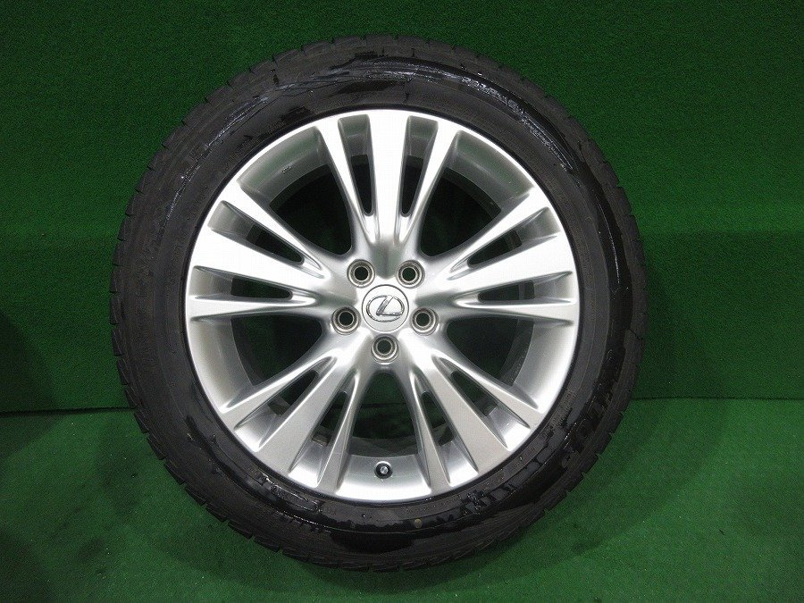 良品★レクサス RX450h 純正 19インチ アルミ 19×7.5J +35 溝有★WINTERMAXX SJ8 235/55R19 101Q スタッドレス 4本[ハリアー/RAV4]_画像5