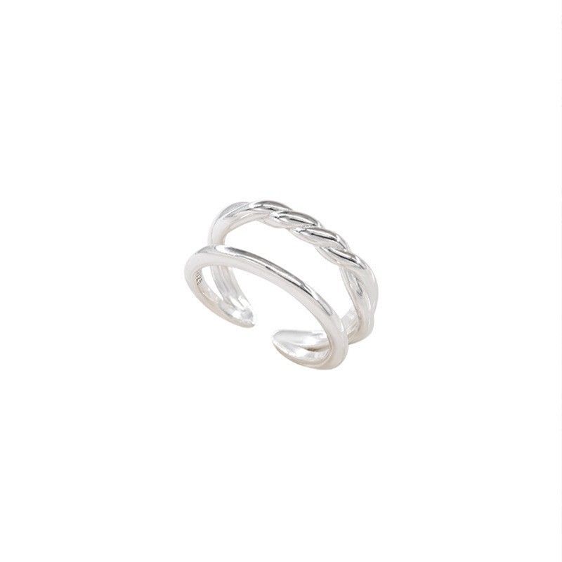 シルバーリング silver925 指輪 アクセサリー レディース メンズ 韓国 ④