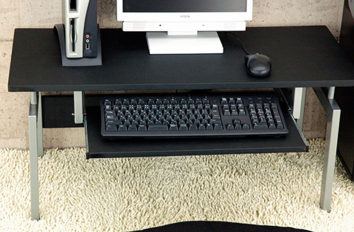 【新品 送料無料】 パソコンデスク ロータイプ　全3色　スライド付き　PCデスク　作業机　事務机　机　ローテーブル　ローデスク