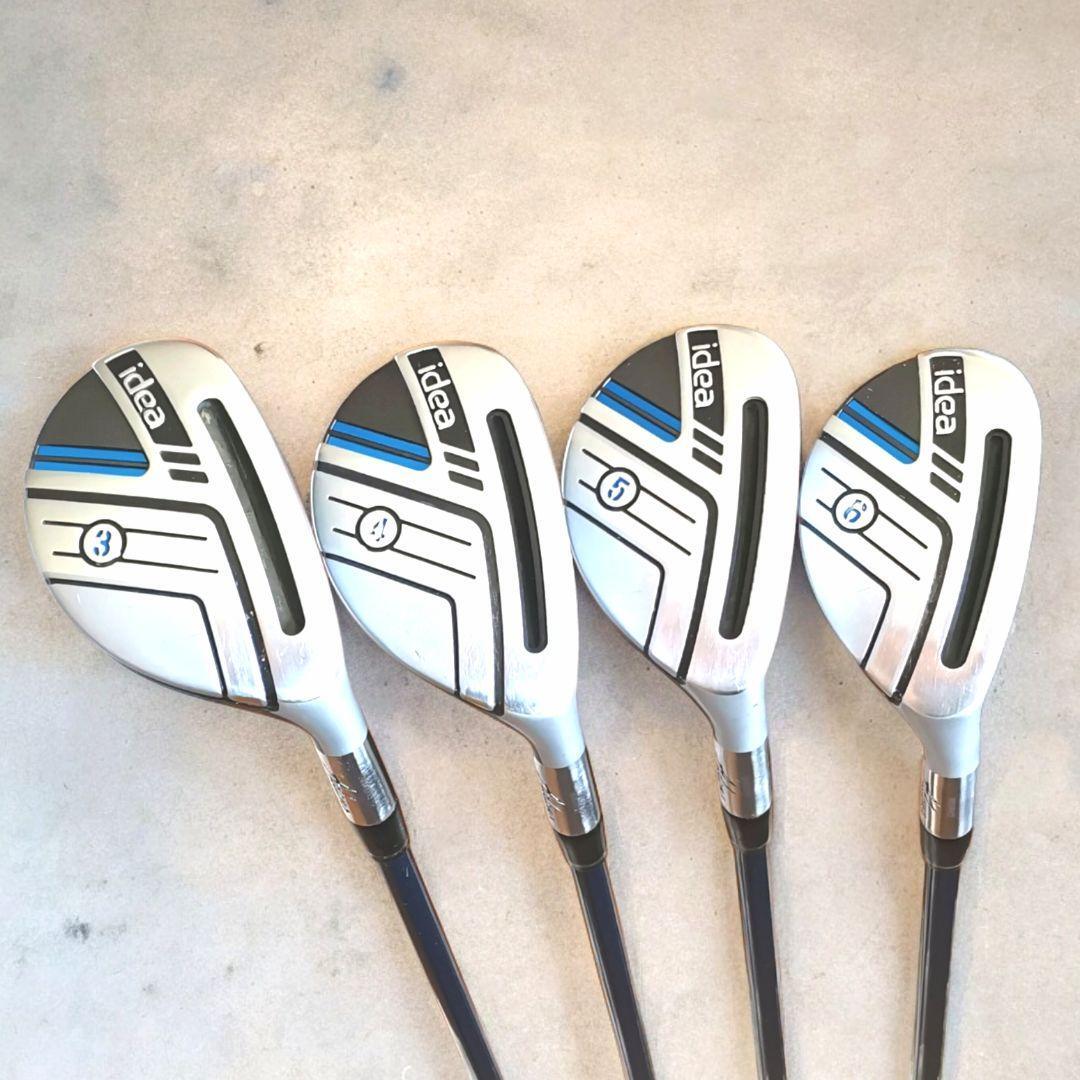 Adams Golf★アダムス IDEA ハイブリッド ユーティリティ 3番.4番.5番.6番 4本セット _画像1