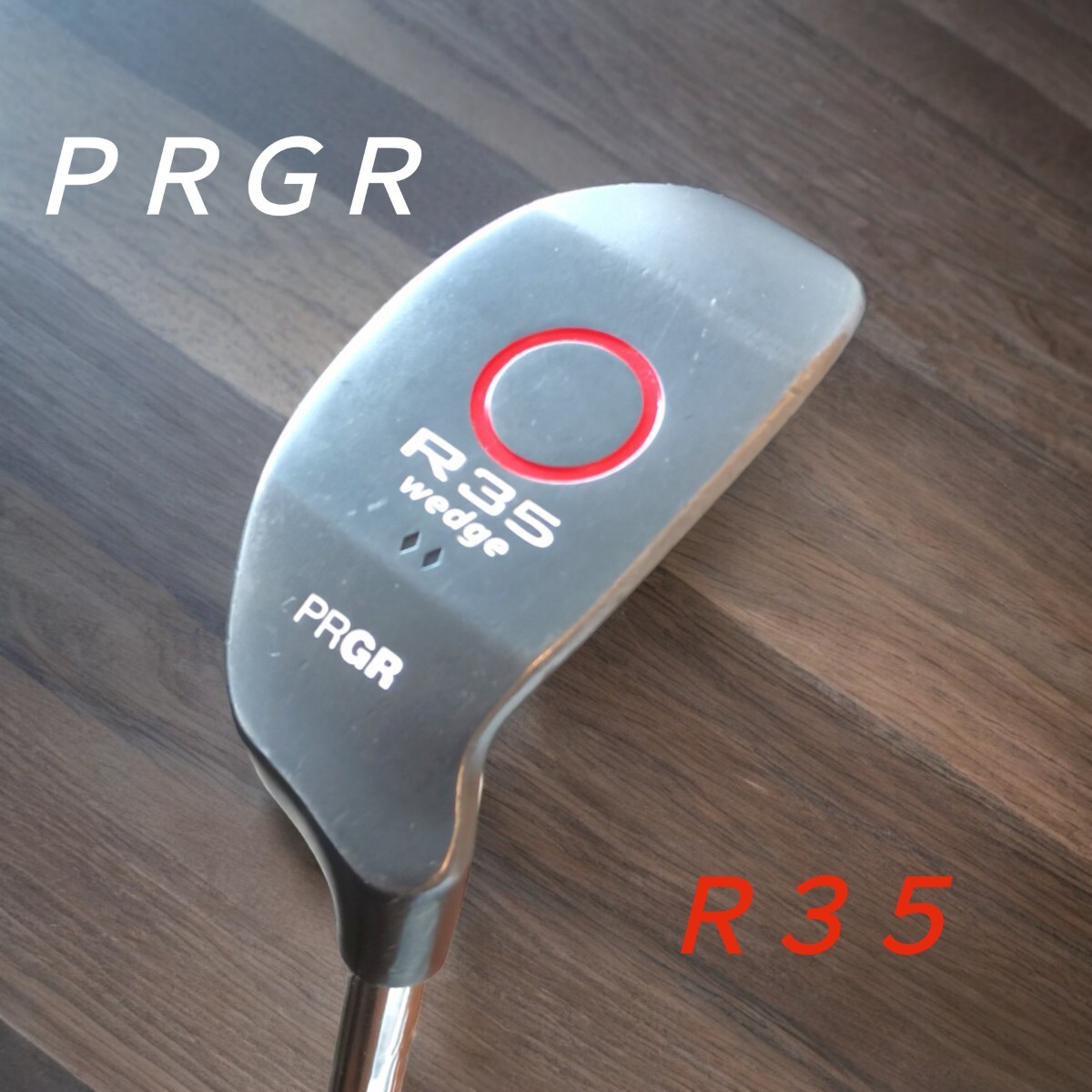 PRGR R35wedge プロギア チッパー R35 ウェッジ 約35インチ ※グリップ新品交換済みの画像1