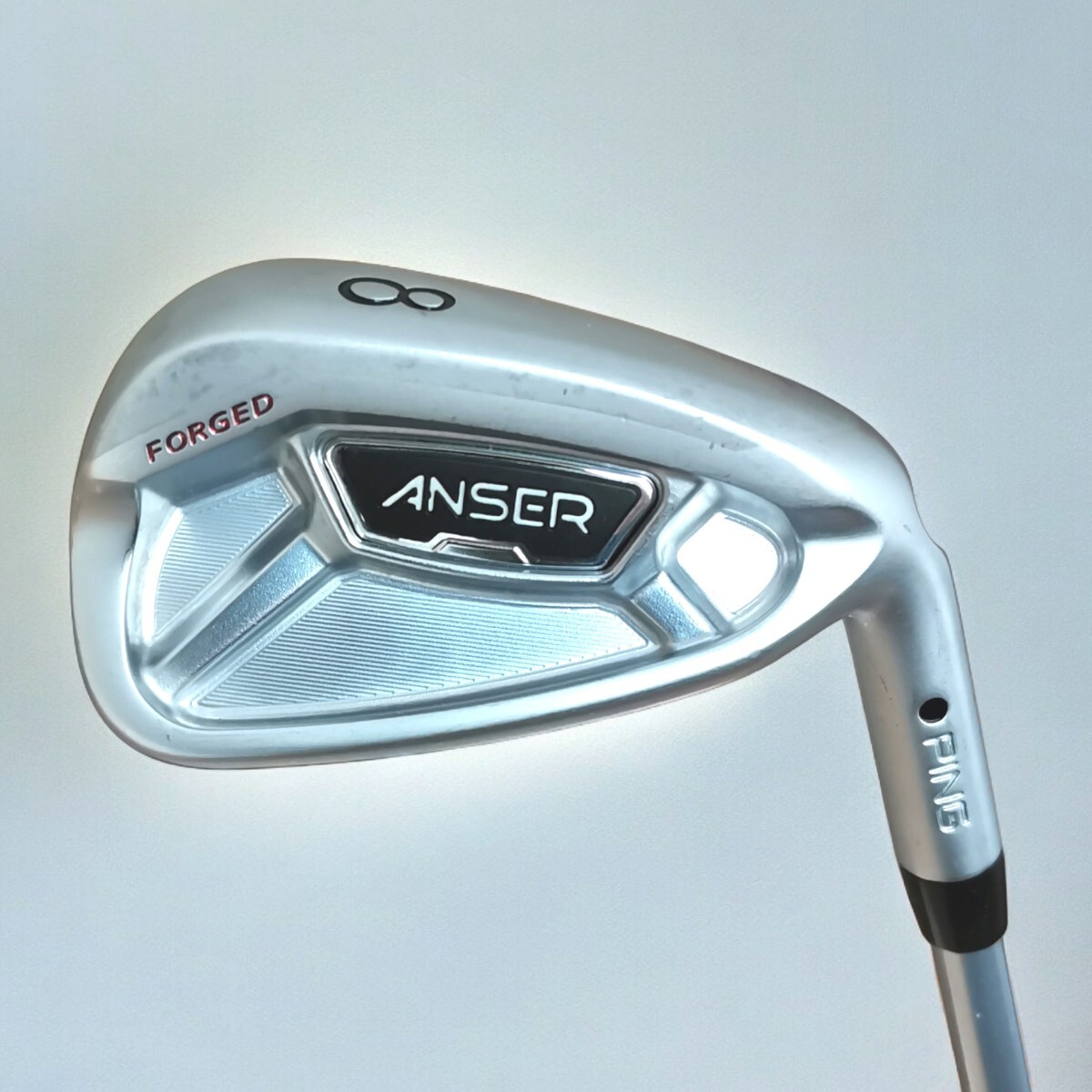 ピン・PING ANSER 黒ドット 8番アイアン フレックス（R）FORGED_画像1