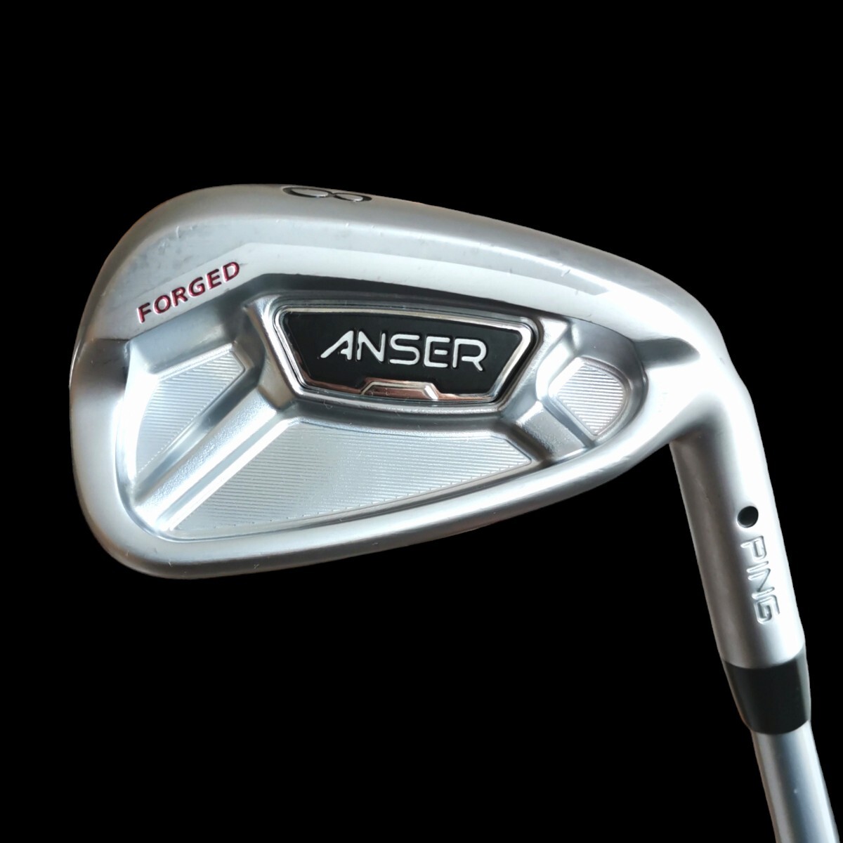 ピン・PING ANSER 黒ドット 8番アイアン フレックス（R）FORGED_画像2