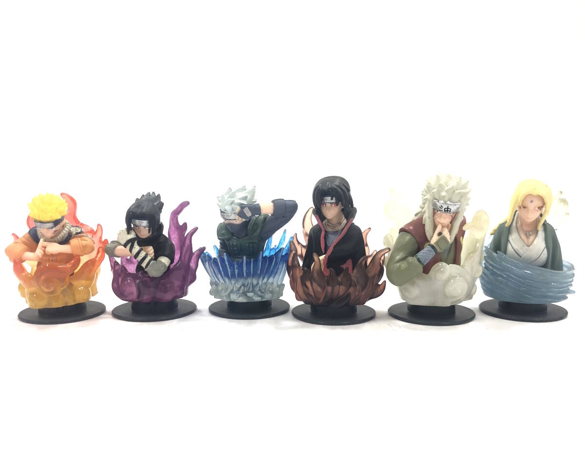 NARUTO ナルトスタンプ 忍者印　６種　フィギュア　展示品 ※ジャンク扱い 　同封発送可能_画像1