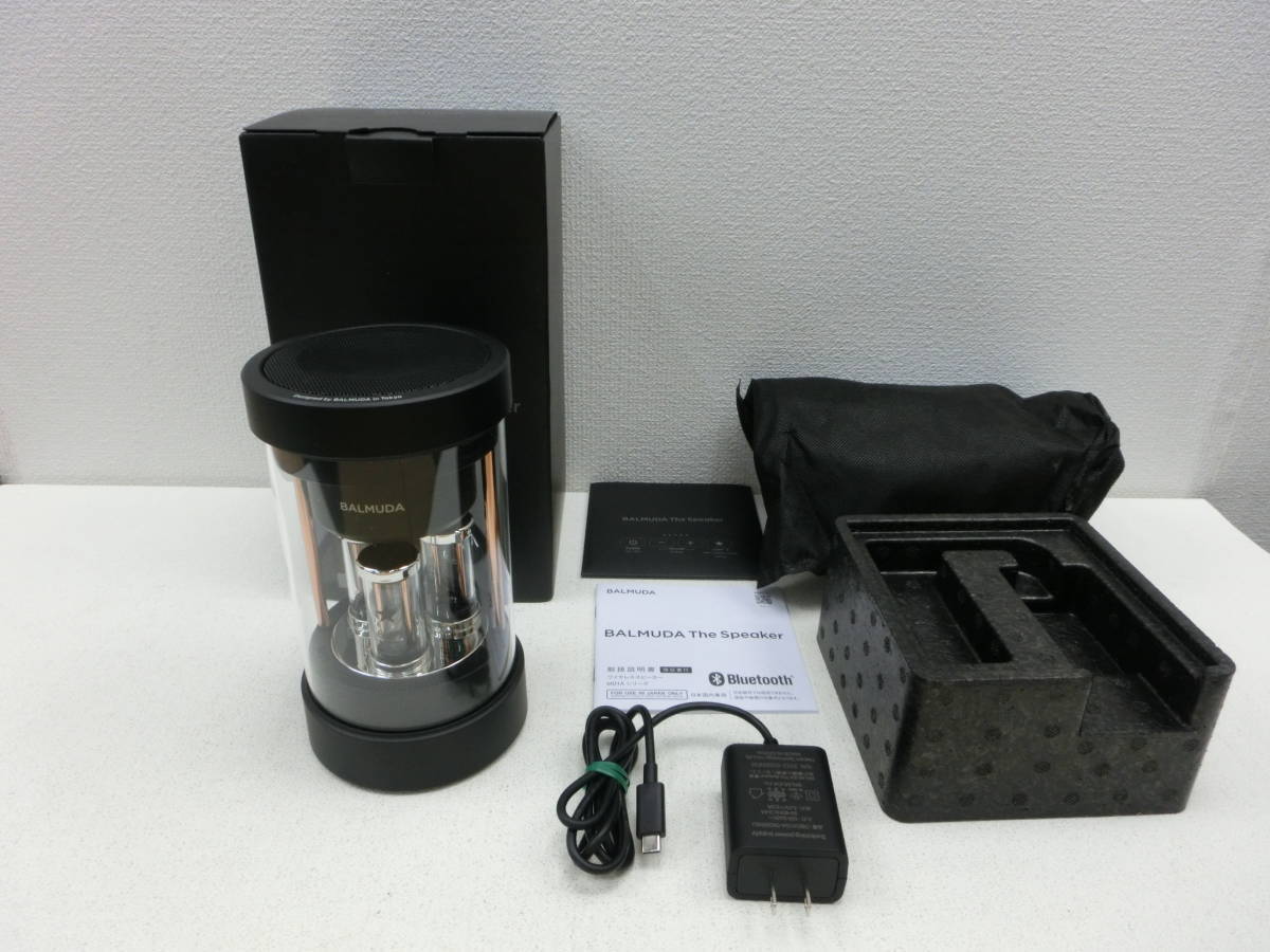 of/294201/2311/バルミューダ BALMUDA bluetooth ワイヤレススピーカー M01A-BK(ブラック)