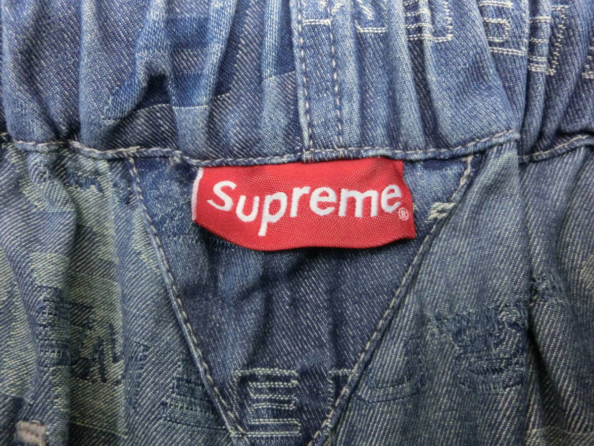 km/460734/2402/シュプリーム Supreme 19AW/Dimensions Logo Denim Skate Pant/インディゴ/サイズSの画像4