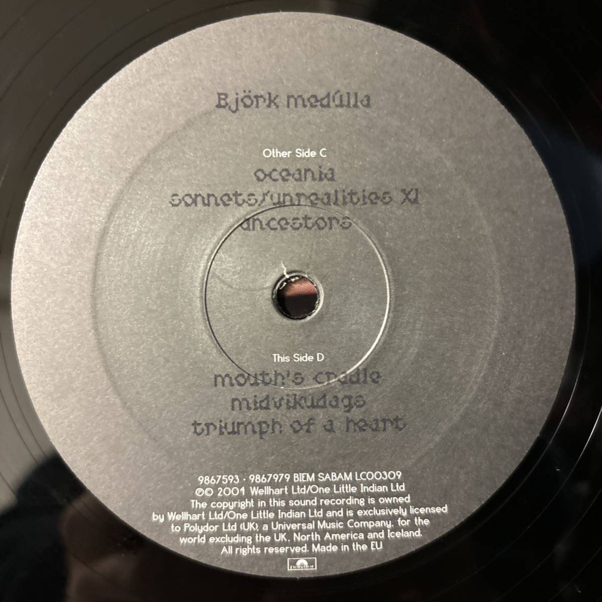 オリジナル盤 Bjork Medulla レコード ビョーク メダラ オリジナル LP vinyl アナログ_画像8