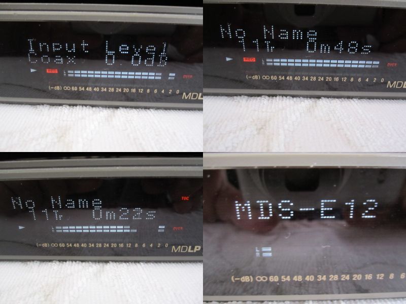 SONY 業務用MDレコーダー MDS-E12  未使用MD1枚付きの画像5