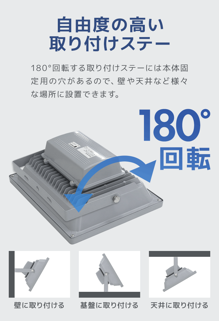 LED投光器 50W 昼光色6000K 4個セット PSE取得 4300LM 防塵 防水 IP65 AC電源コード付 広角 省エネ 看板 屋外 ライト 作業灯 防犯 1年保証_画像6