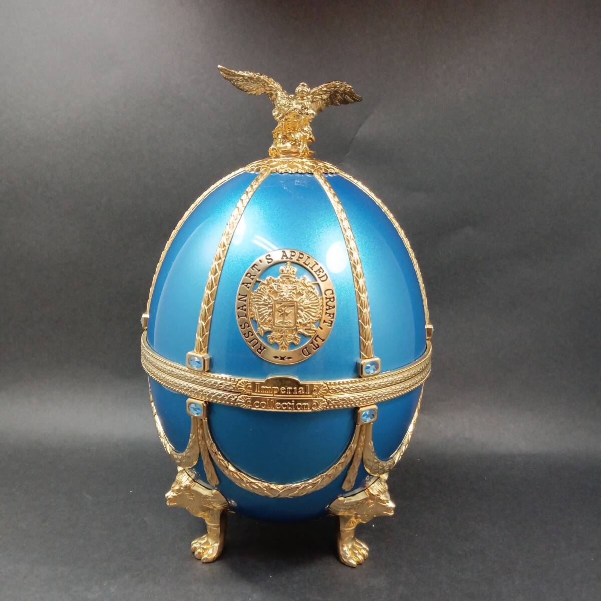 * empty bottle empty bin ladogaLADOGA imperial collection eg metallic turquoise blue *KAS32135③