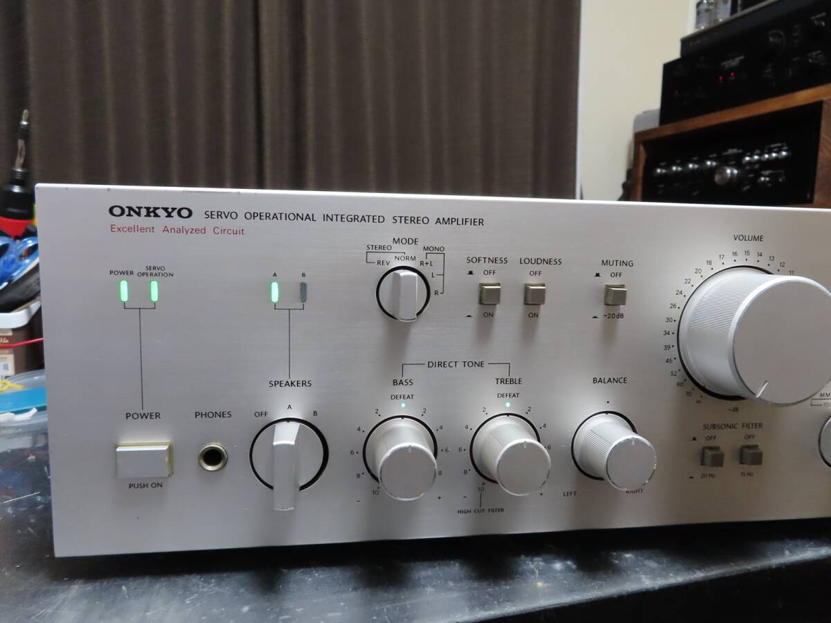 ONKYO プリメインアンプ Integra A-819【修理・動作品】_画像2