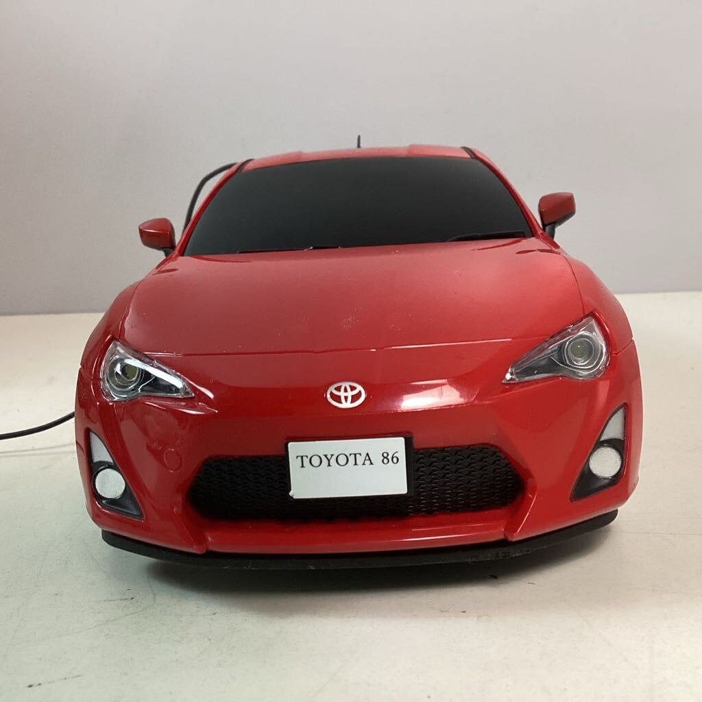 y3415 dirt Max radio-controller TOYOTA 86 1/16 scale 4WD drift tire light full function Toyota red operation verification settled used 