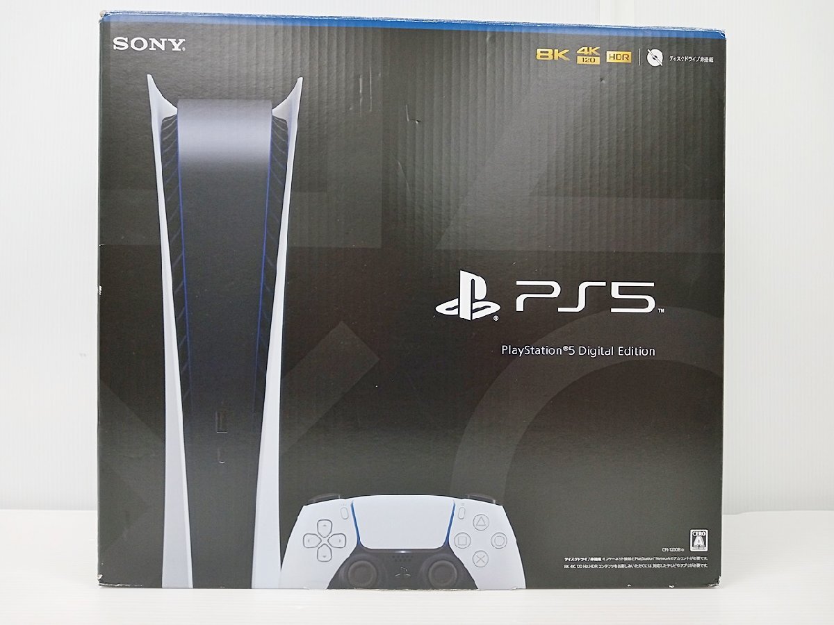 [4D-63-043-3] SONY ソニー PlayStation5 PS5 プレイステーション5 デジタルエディション ディスクドライブ非搭載 CFI-1200B 825GB 中古_画像1