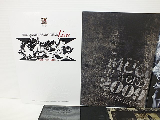 [1C-55-010-1] MUCC ムック ライブパンフレット 7冊 まとめ売り SIX NINE WARS/The Brilliant/MUCC AGE YEAR OF REBELLIOUS XIV 他_画像2