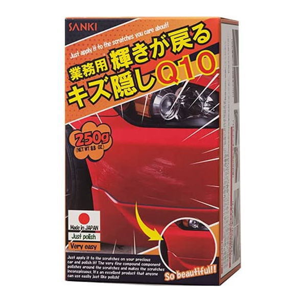 【即納】業務用 輝きが戻る キズ隠しQ10 250g 三喜工業 小キズ 擦りキズ 洗車 飛び石 カー用品 車 傷消し 傷隠し 修理_画像1