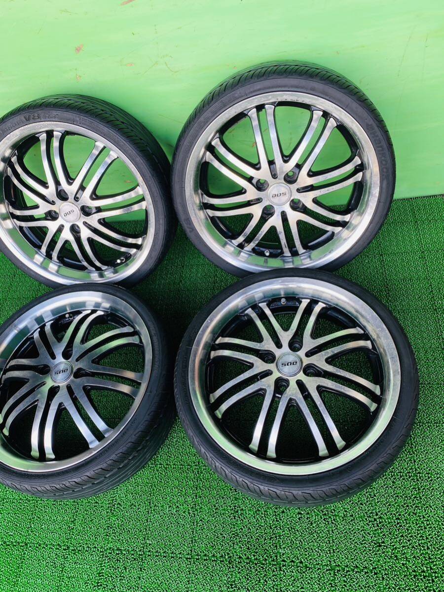 ◆DOS　17インチ 17×5.5j オフ47 4穴 PCD100 265/40R17 4本◆