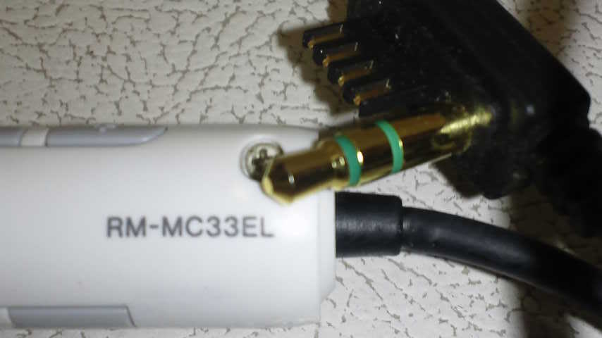 SONY MDウォークマン用 リモコン スティックコントローラー RM-MC33EL 動作未確認品 ジャンク品の画像3