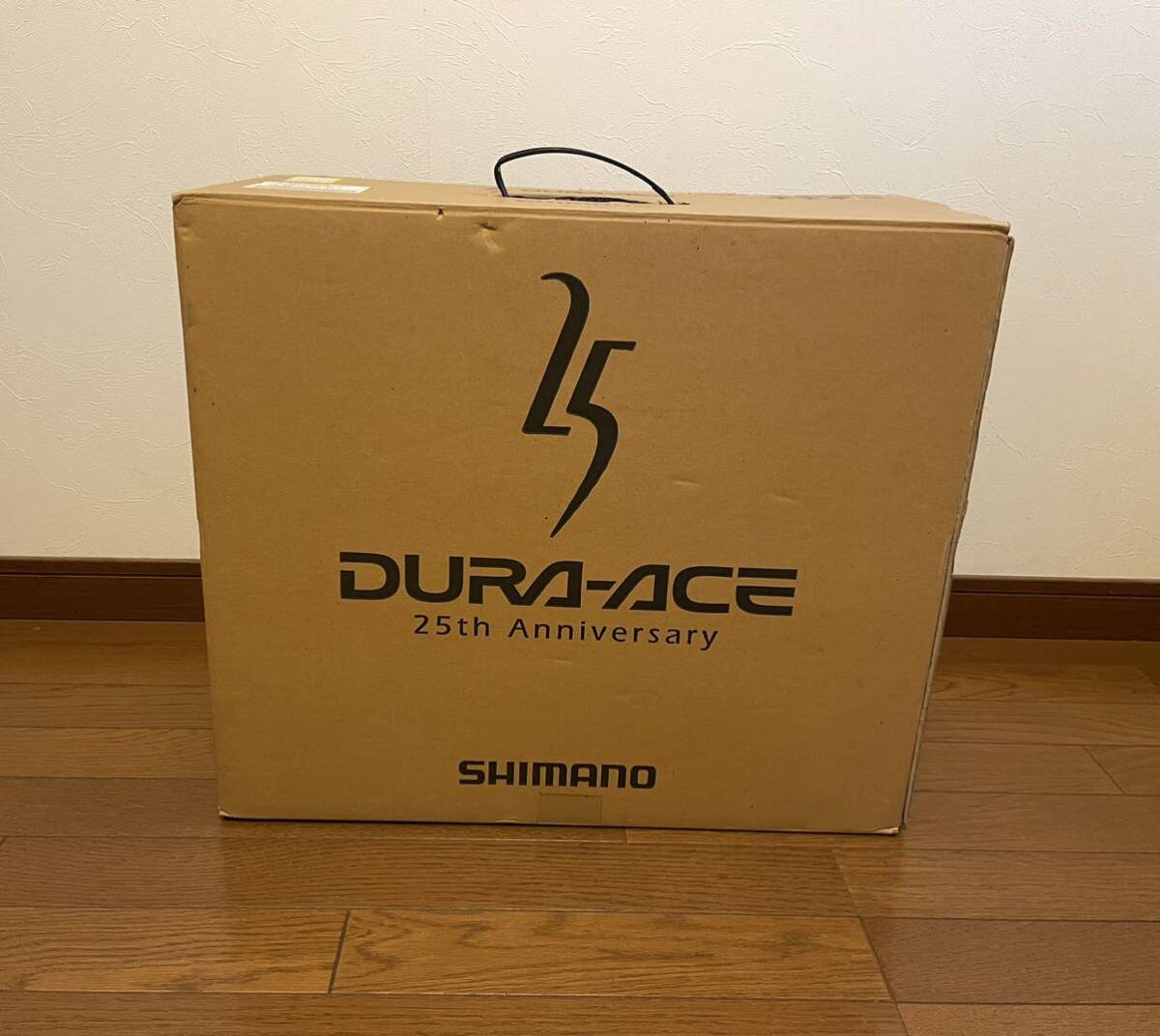 シマノ ビンテージ DURA-ACE 25th anniversary 新品未使用品 7700系 9速 フルセット レア物の画像9