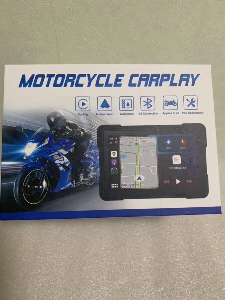 バイク用ナビ 5インチ防水ディスプレイオーディオ CarPlay android auto スマートモニターの画像2