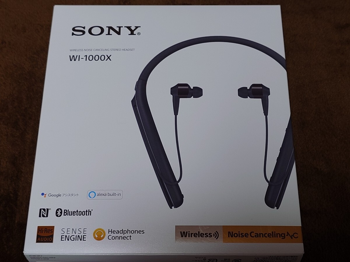 ソニー　WI-1000X ノイズキャンセリングイヤホン　中古_画像1