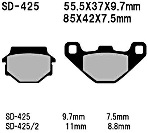 ベスラ(Vesrah) HighPerformance ブレーキパッド SD-425_画像1