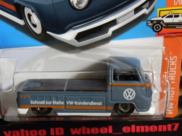 即決☆☆2個で VOLKSWAGEN T2 PICKUP VW T2 ピックアップ HW HOT TRUCKS ホットウィール Hot Wheelsの画像2