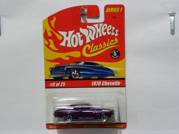 即決☆☆1970 CHEVELLE PP CLASSICS メタルボディ＆シャーシ　 ホットウィール Hot Wheels_画像1