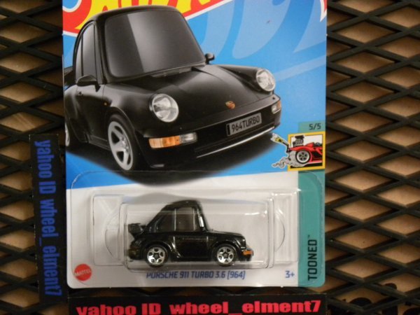 即決☆☆ポルシェ 911 ターボ 3.6 (964) PORSCHE 911TURBO TOONED　☆ホットウィール Hot Wheels_画像1