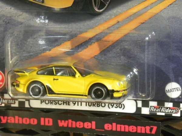 即決☆☆ポルシェ 911 ターボ (930) PORSCHE 911 TURBO ブールバード HKF34 　プレミアムモデル HOT WHEELS ホットウィール☆☆_画像3