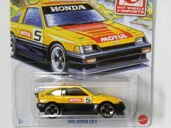 即決☆☆ 1985 ホンダ CR-X 1985 Honda CR-X J-imports　ホットウィール Hot Wheels_画像1