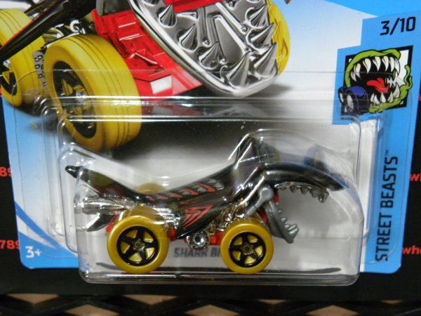 即決☆☆SHARK BITE STREET BEAST BLK ホットウィール Hot Wheels_画像3