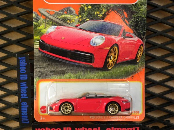 即決☆☆MB PORSCHE 911 CARRERA CABRIOLET マッチボックス MATCHBOX_画像1