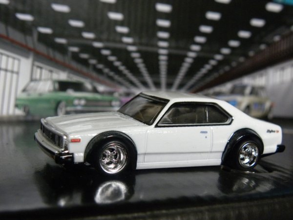 即決☆☆ルース スカイライン C210 ジャパン SKYLINE メタルシャーシ リアルライダー プレミアムモデル Hot Wheels 送料 220円～の画像5