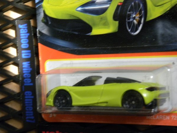 即決☆☆MB McLAREN 720 SPIDER マクラーレン スパイダー マッチボックス MATCHBOXの画像5