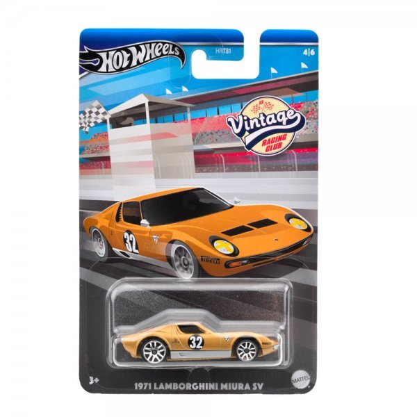 即決☆☆1971 LAMBORGHINI MIURA SV ランボルギーニ　ミウラ VINTAGE RACING CLUB ホットウィール Hot Wheels_画像1