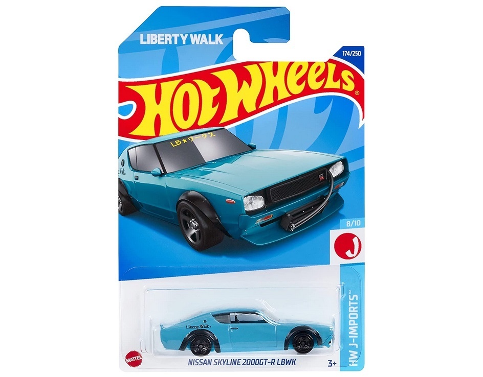 即決☆☆NISSAN SKYLINE 2000GT-R LBWK ☆LIBERTY WALK ケンメリ スカイライン リバティウォーク ホットウィール Hot Wheelsの画像1