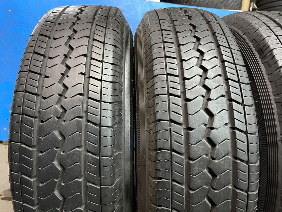 195/80R15 TOYO 15インチ トヨタ ハイエース純正 6J 139.7 タイヤ ホイール4本セット2021年製_画像8